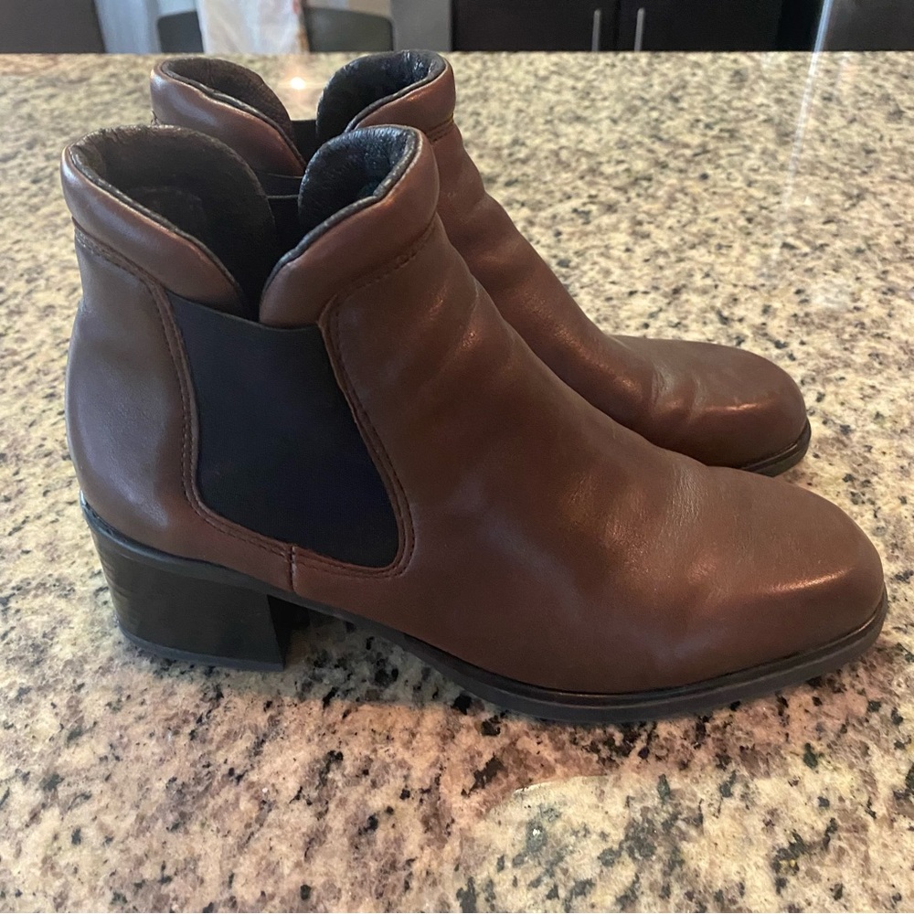 Ladies Rieker Antistress Chelsea Boots Women’s Tan Ankle Boots Size 38 US Size 7